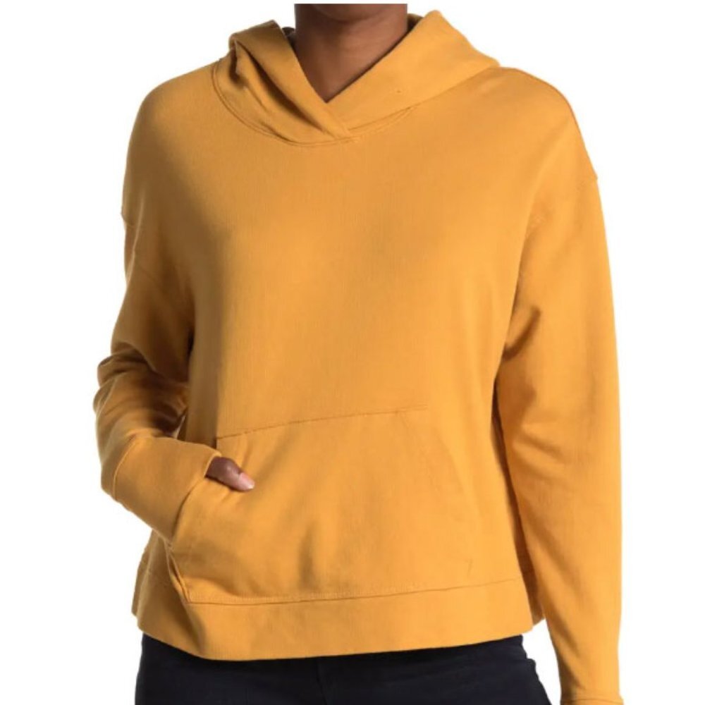James Perse Relaxed Cropped Hoodie